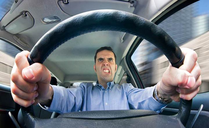 عصبی، راننده عصبانی، عصبانیت