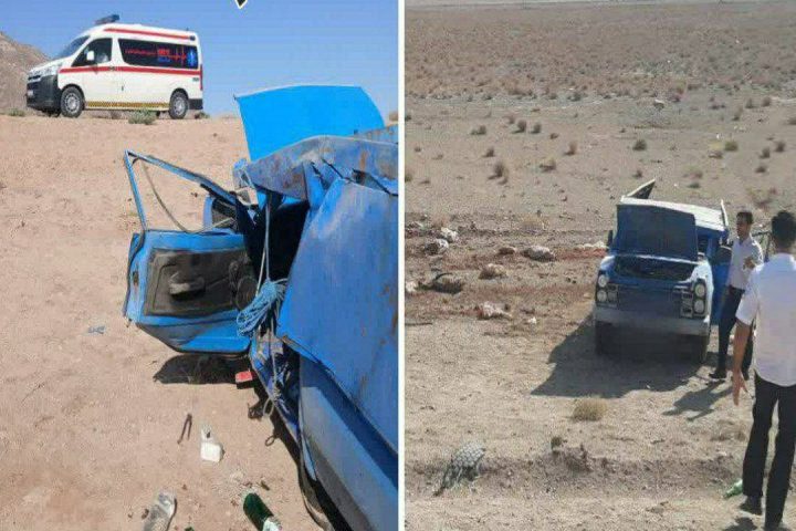 واژگونی مرگبار نیسان در نیزار